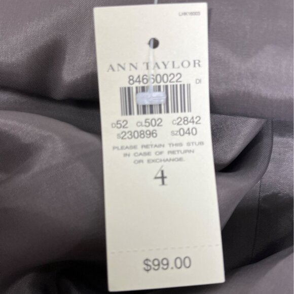 Ann Taylor Womens Printed  Pleated Skirt Multicolor Size 4 - New - Picture 7 of 8